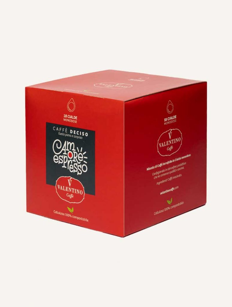 Caffe in cialde Deciso Valentino