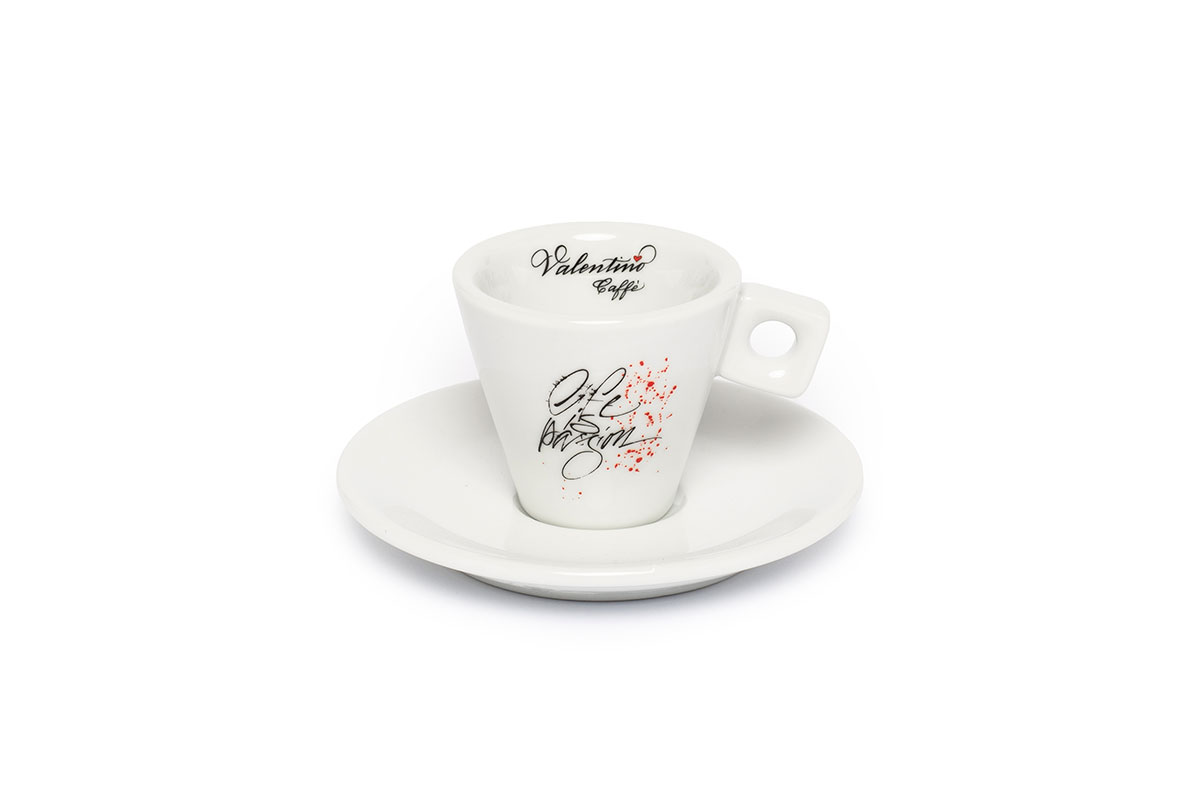 Tazzine da caffè coniche Valentino Caffè