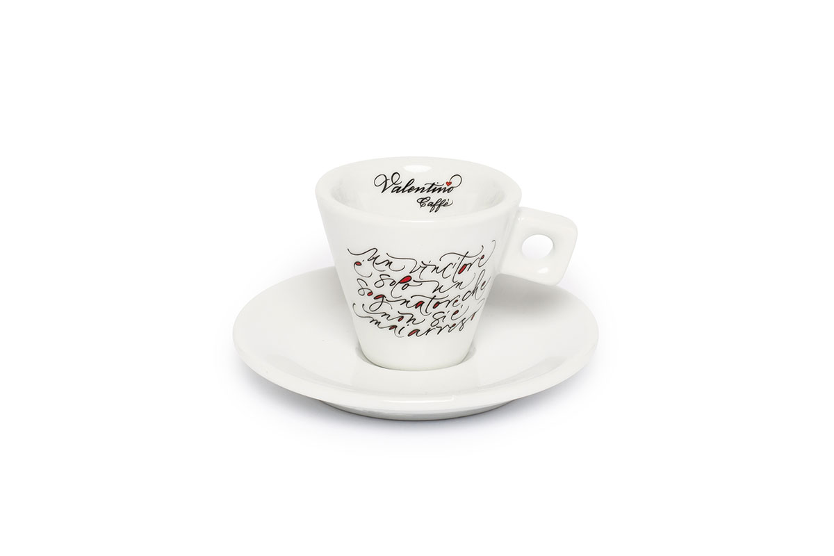 Tazzine da caffè coniche Valentino Caffè