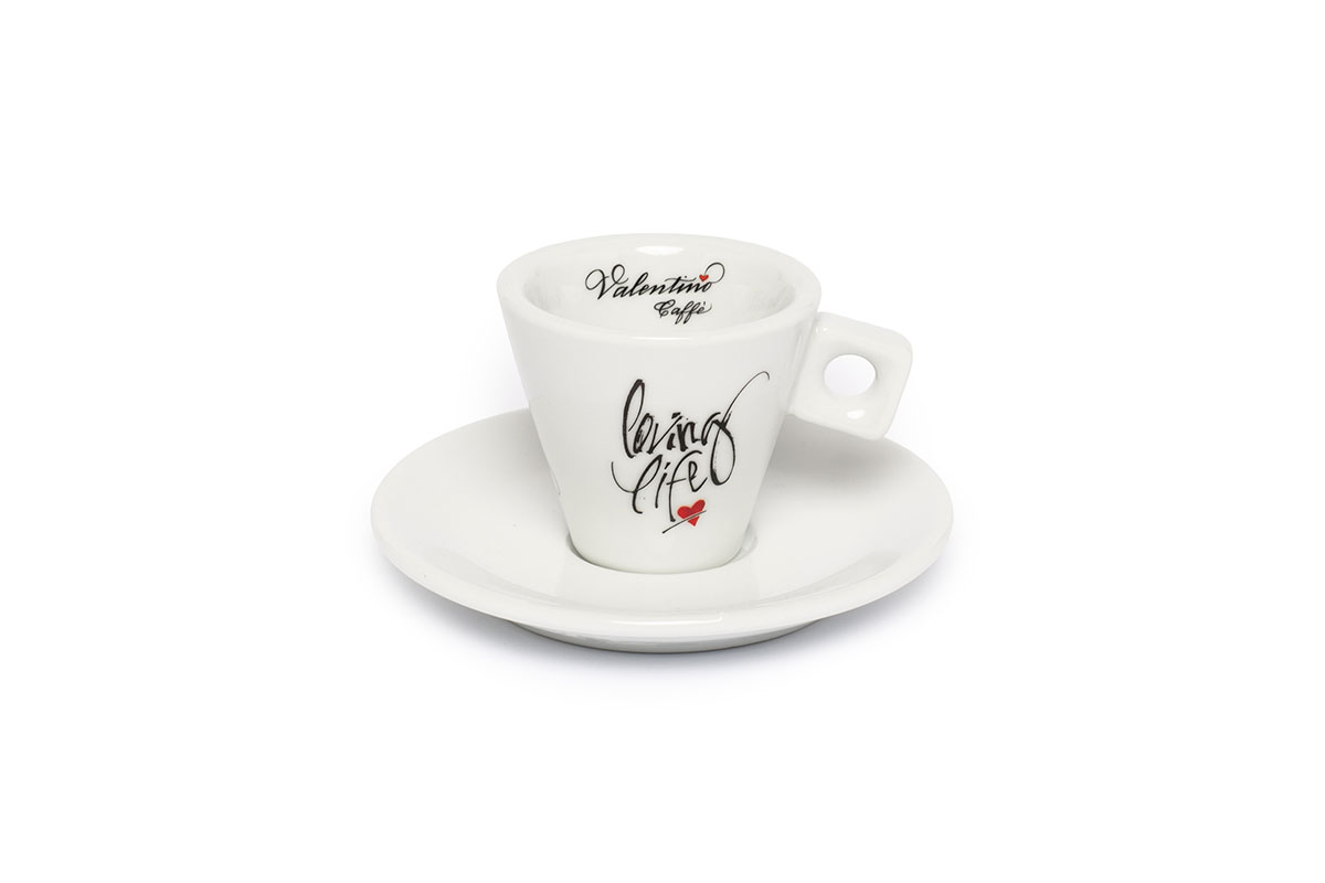 Tazzine da caffè coniche Valentino Caffè