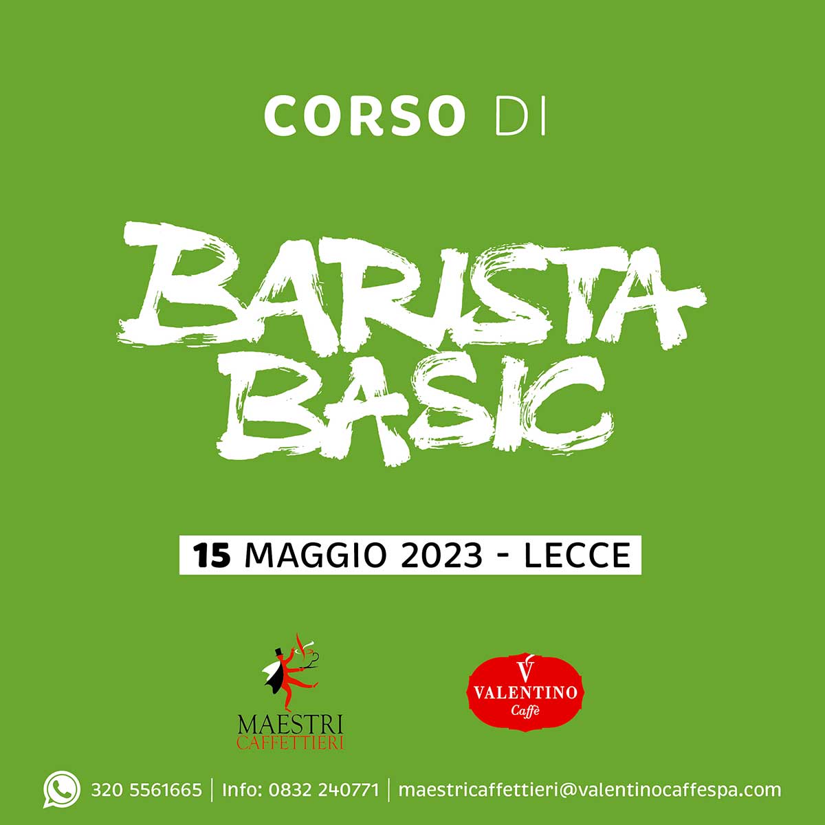 Corso Barista Valentino Caffè